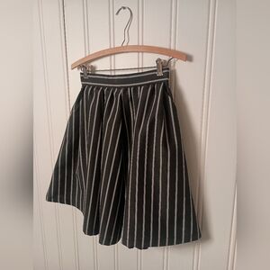 Caco Deal- Striped Black and Gray Skirt- Size 2